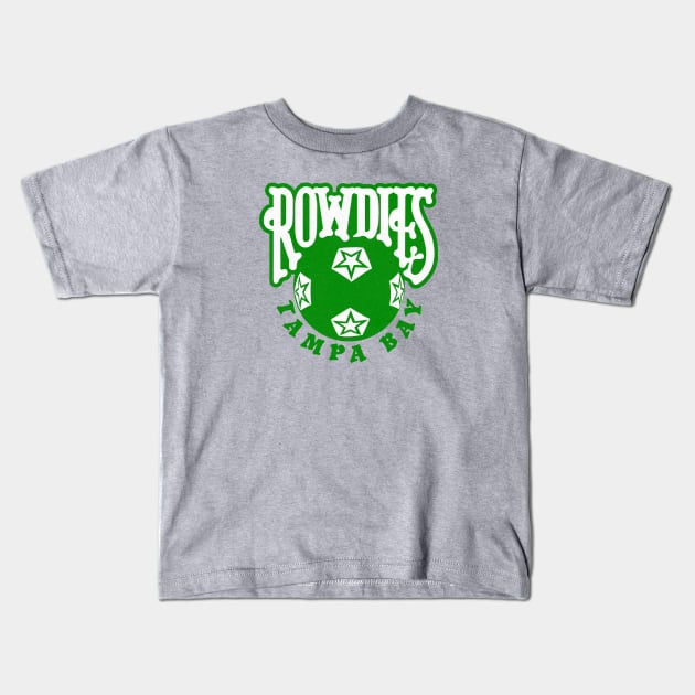 Defunct Tampa Bay Rowdies NASL Soccer 1981 Kids T-Shirt by LocalZonly